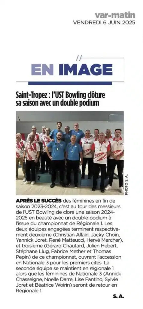Article Var Matin 06/06/2025